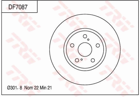 Brake Disc (DF7087)