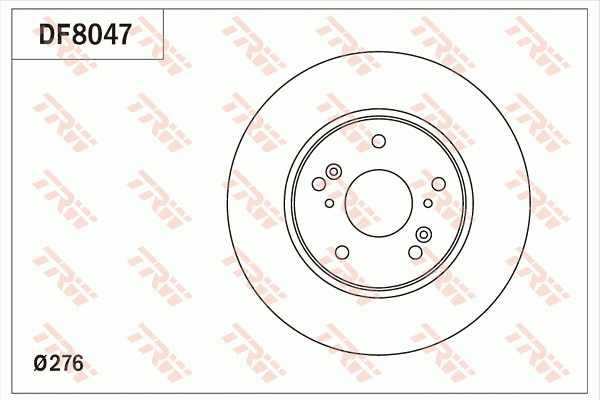 Brake Disc (DF8047)