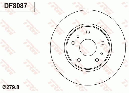Brake Disc (DF8087)