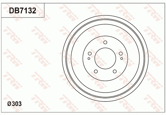 Brake Drum (DB7132)