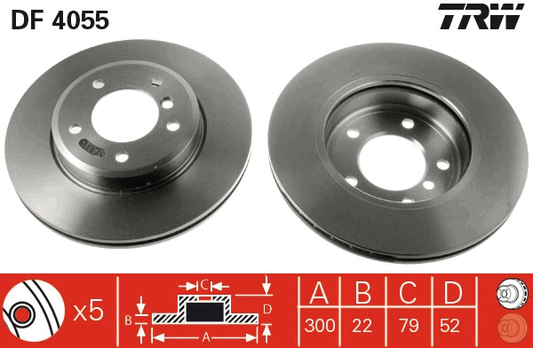 Brake Disc (DF4055)