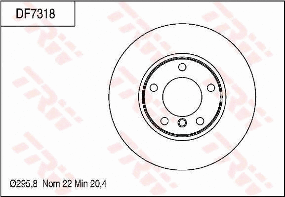 Brake Disc (DF7318)