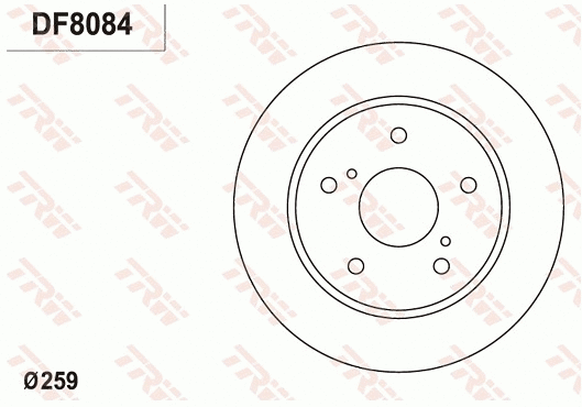 Brake Disc (DF8084)