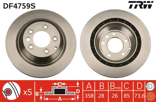 Brake Disc (DF4759S)