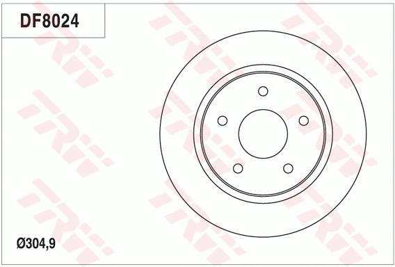 Brake Disc (DF8024)