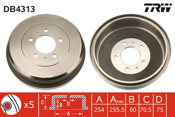 Brake Drum (DB4313)