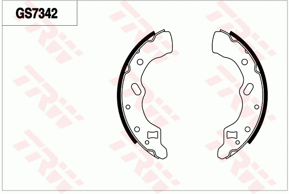 Brake Shoe Set (GS7342)