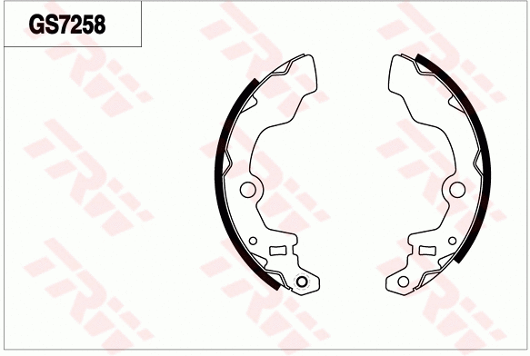 Brake Shoe Set (GS7258)