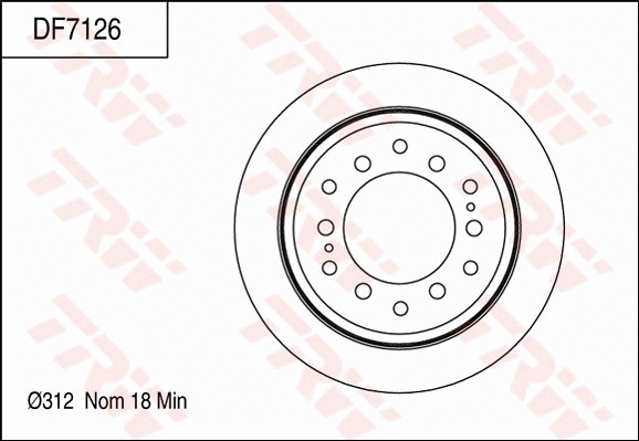 Brake Disc (DF7126)