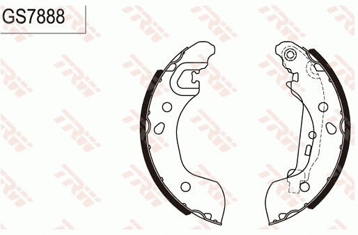 Brake Shoe Set (GS7888)