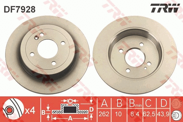 Brake Disc (DF7928)