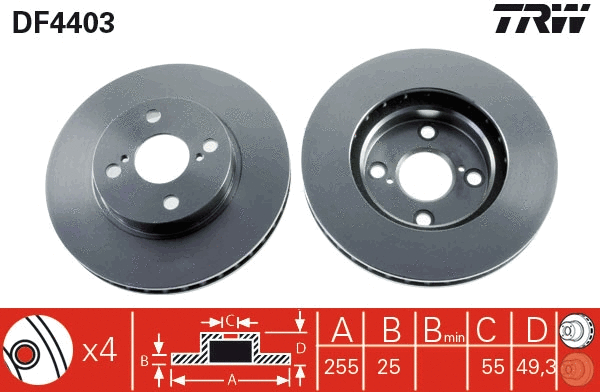Brake Disc (DF4403)