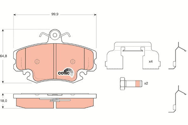 Brake Pad Set, disc brake