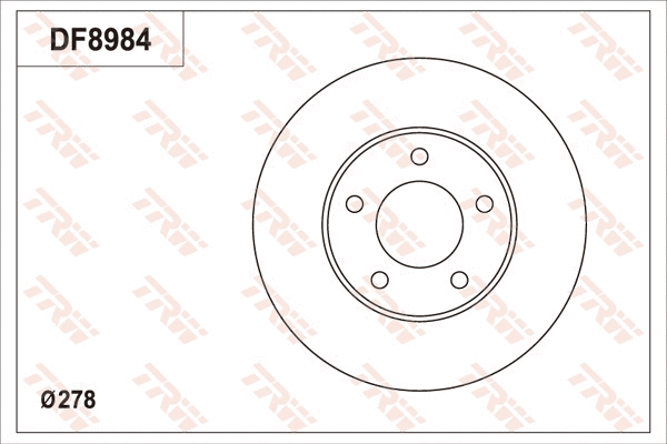 Brake Disc (DF8984)