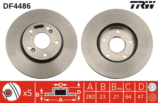 Brake Disc (DF4486)
