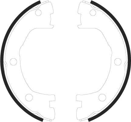 Brake Shoe Set, parking brake