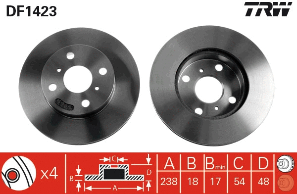 Brake Disc (DF1423)