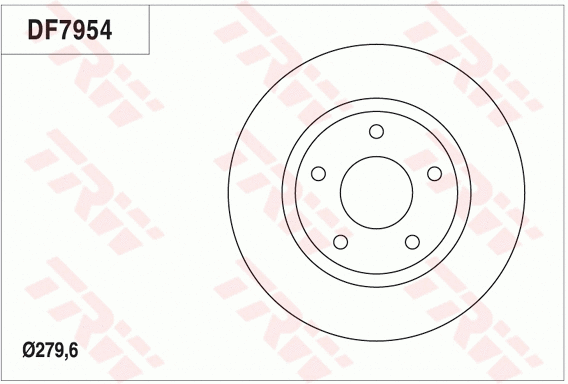 Brake Disc (DF7954)