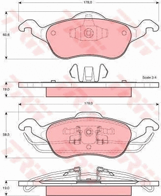 Brake Kit, disc brake (GTD1080)