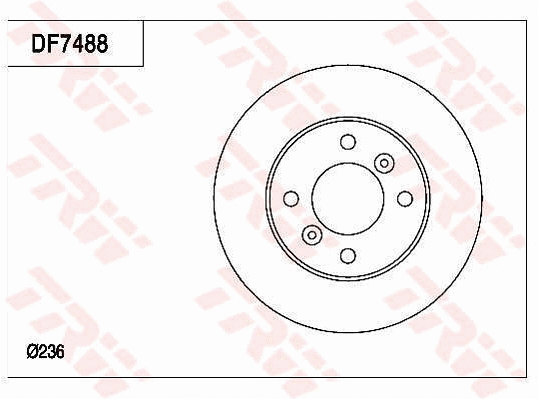 Brake Disc (DF7488)