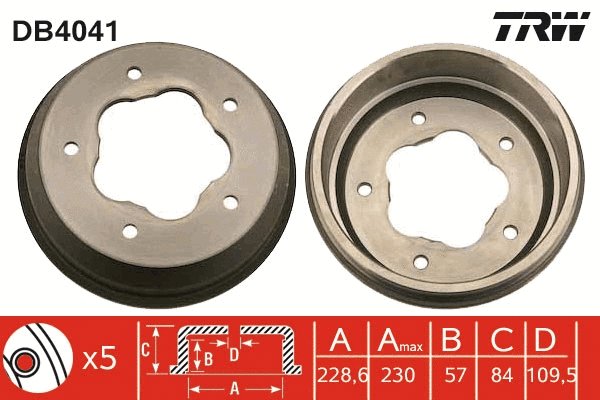 Brake Drum (DB4041)