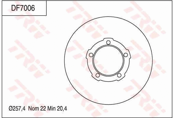 Brake Disc (DF7006)
