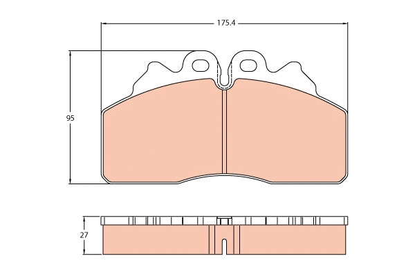 Brake Pad Set, disc brake (GDB5113)