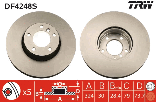 Brake Disc (DF4248S)