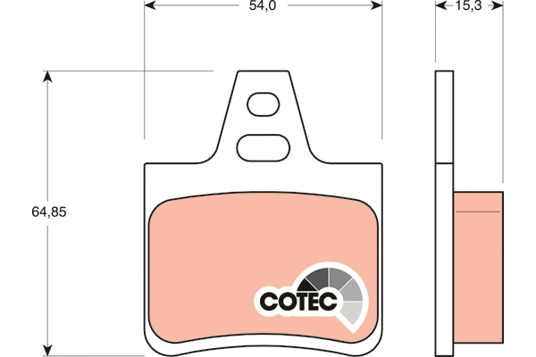 Brake Pad Set, disc brake (GDB1247)