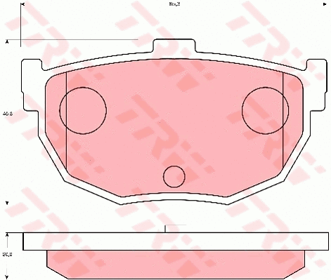 Brake Pad Set, disc brake (GDB7034)