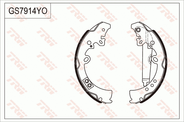 Brake Shoe Set (GS7914)