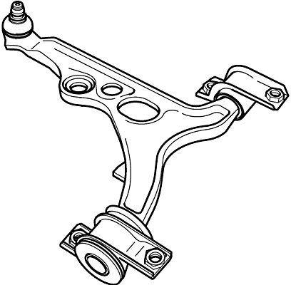 Control/Trailing Arm, wheel suspension (JTC381)