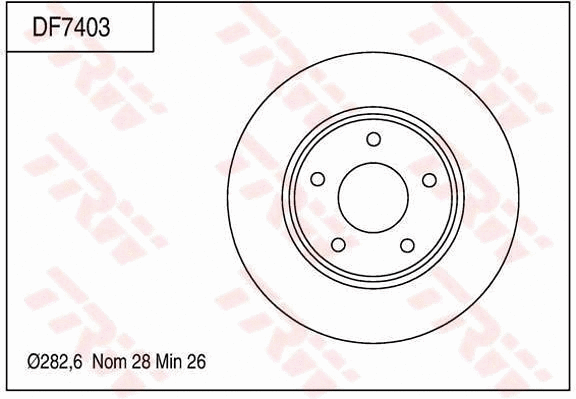Brake Disc (DF7403)