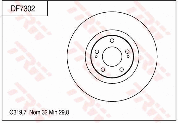 Brake Disc (DF7302)