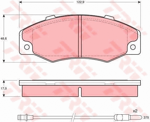 Brake Kit, disc brake (GTD1040)