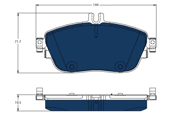 Brake Pad Set, disc brake (GDB1932BTE)