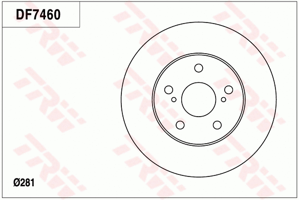 Brake Disc (DF7460)