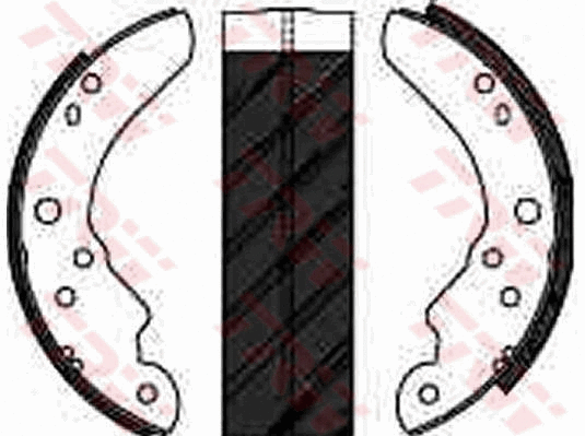Brake Shoe Set (GS6142)