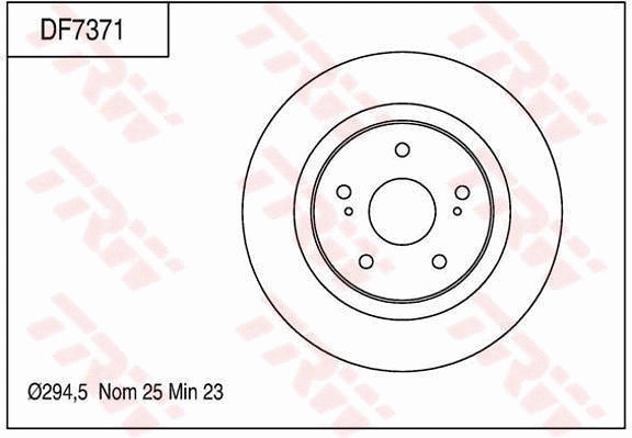 Brake Disc (DF7371)