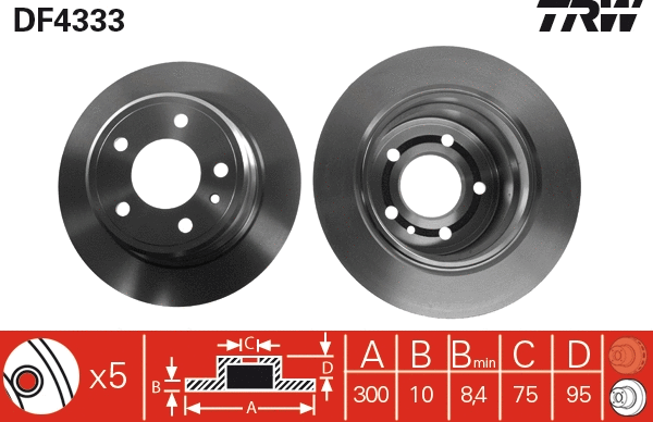 Brake Disc (DF4333)