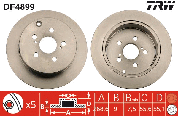 Brake Disc (DF4899)