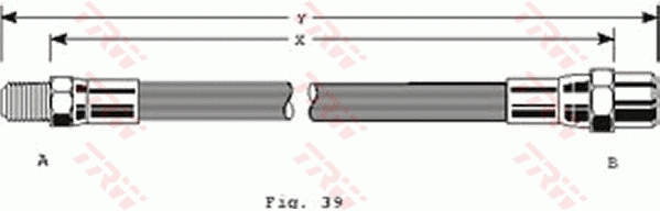 Brake Hose (PHB127)