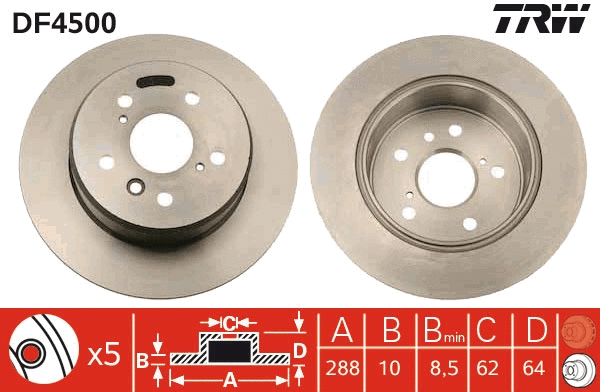 Brake Disc (DF4500)