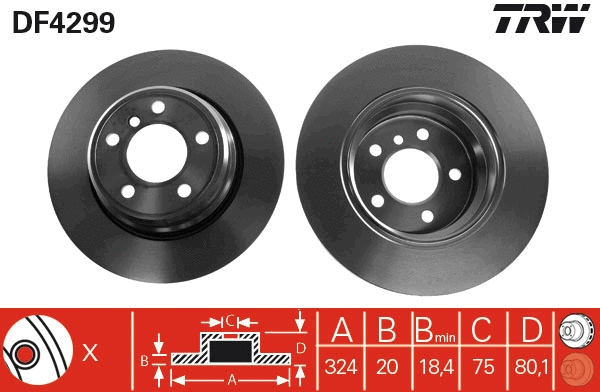 Brake Disc (DF4299)