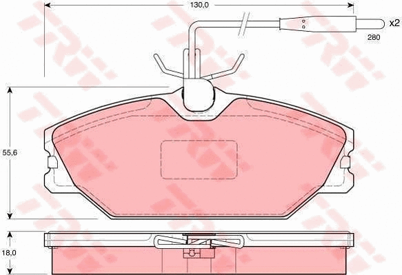 Brake Kit, disc brake (GTD1116)