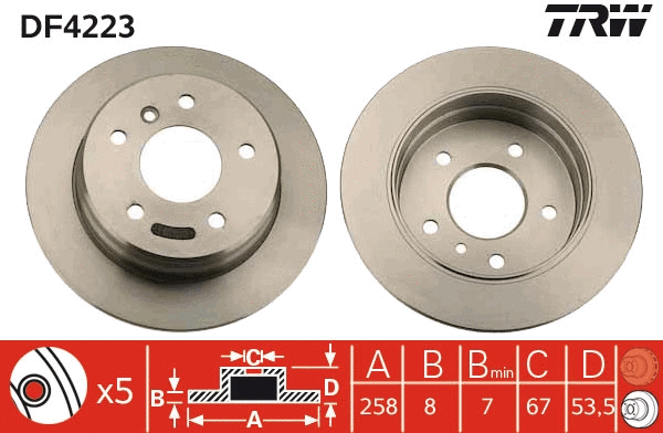 Brake Disc (DF4223)