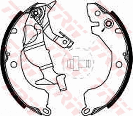 Brake Shoe Set (GS8225)