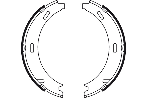 Brake Shoe Set, parking brake