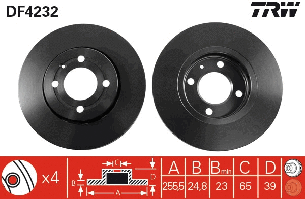 Brake Disc (DF4232)