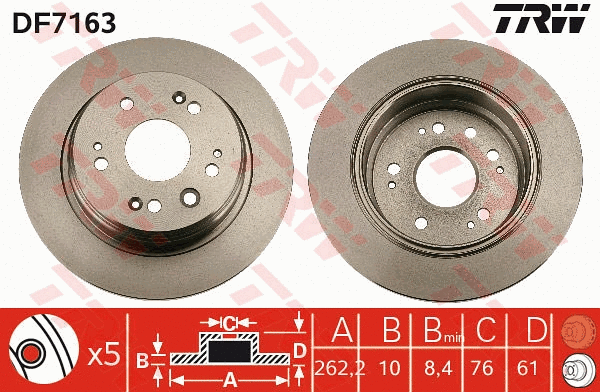 Brake Disc (DF7163)